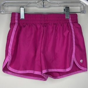 C9 Champion Girls' 2" Woven Magenta Zeal Running Shorts, Size 6-6X, Comfortable